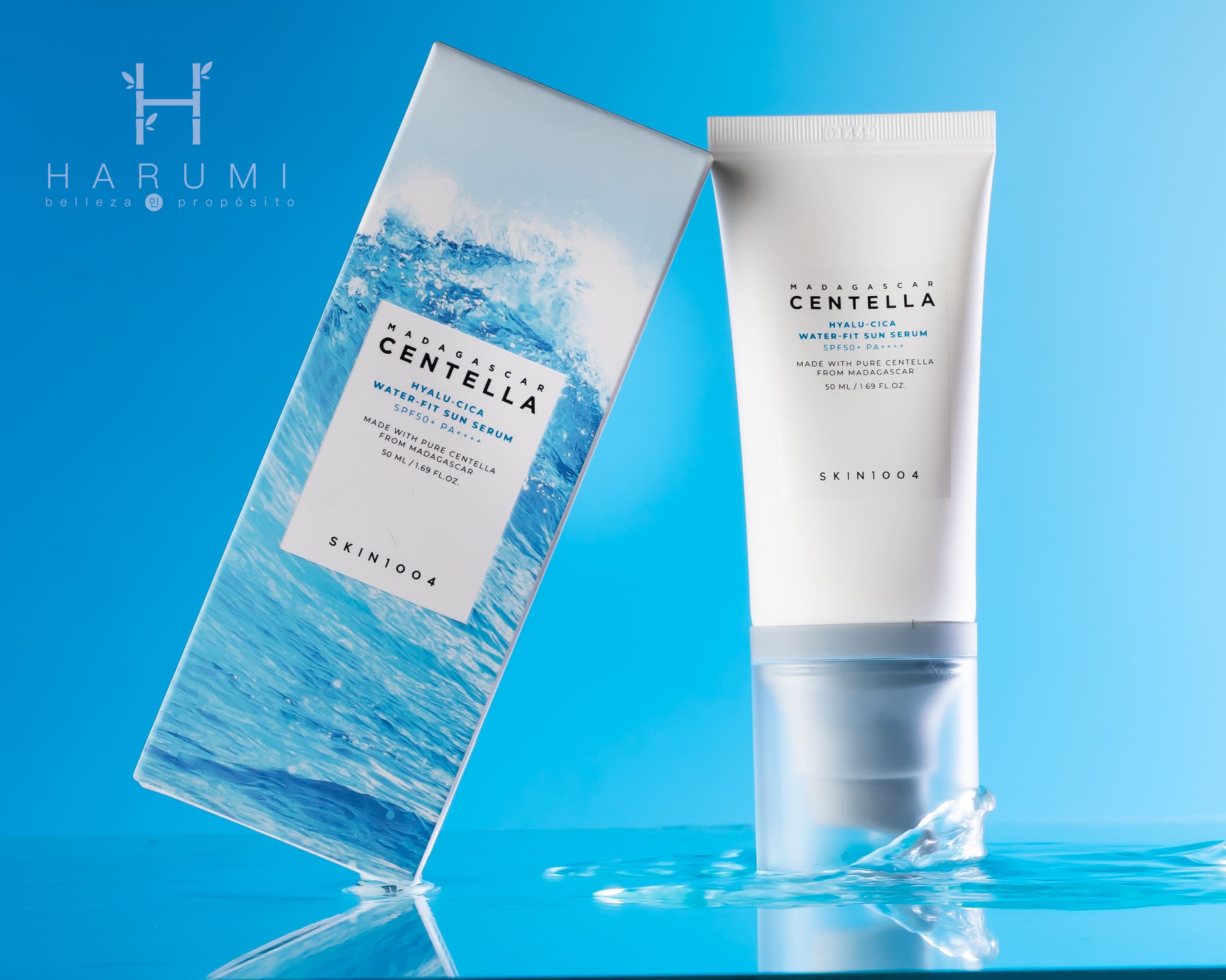 Skin1004 Madagascar Centella Hyalu-Cica Water-Fit Sun Serum