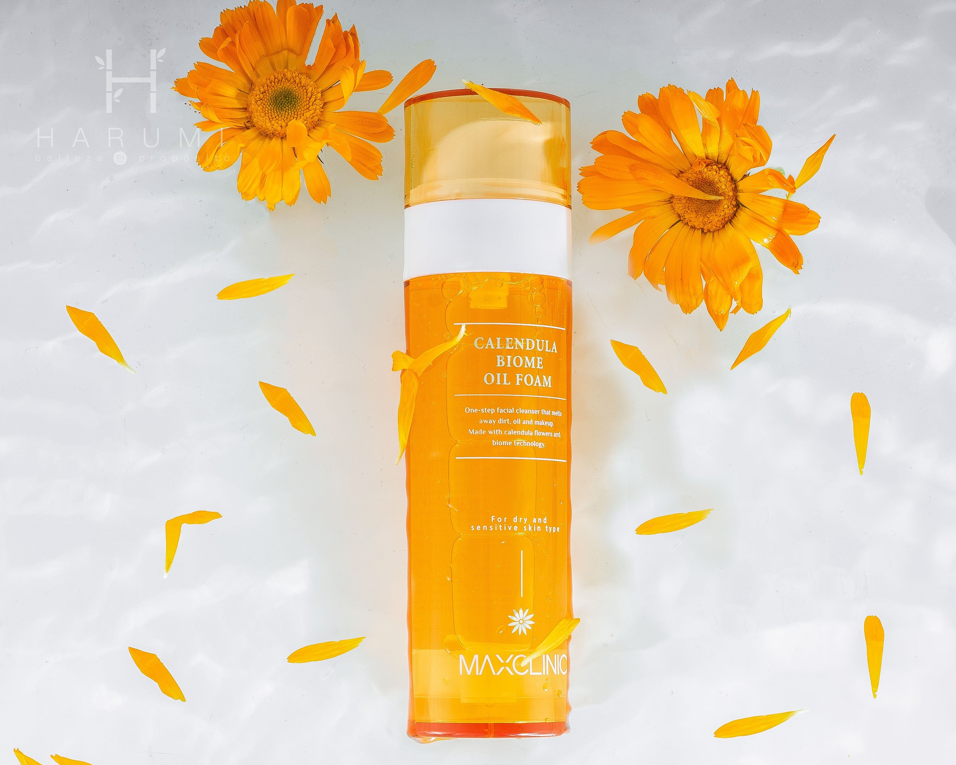 Maxclinic Calendula Biome Oil Foam Skincare maquillaje productos de belleza coreanos en Colombia kbeauty