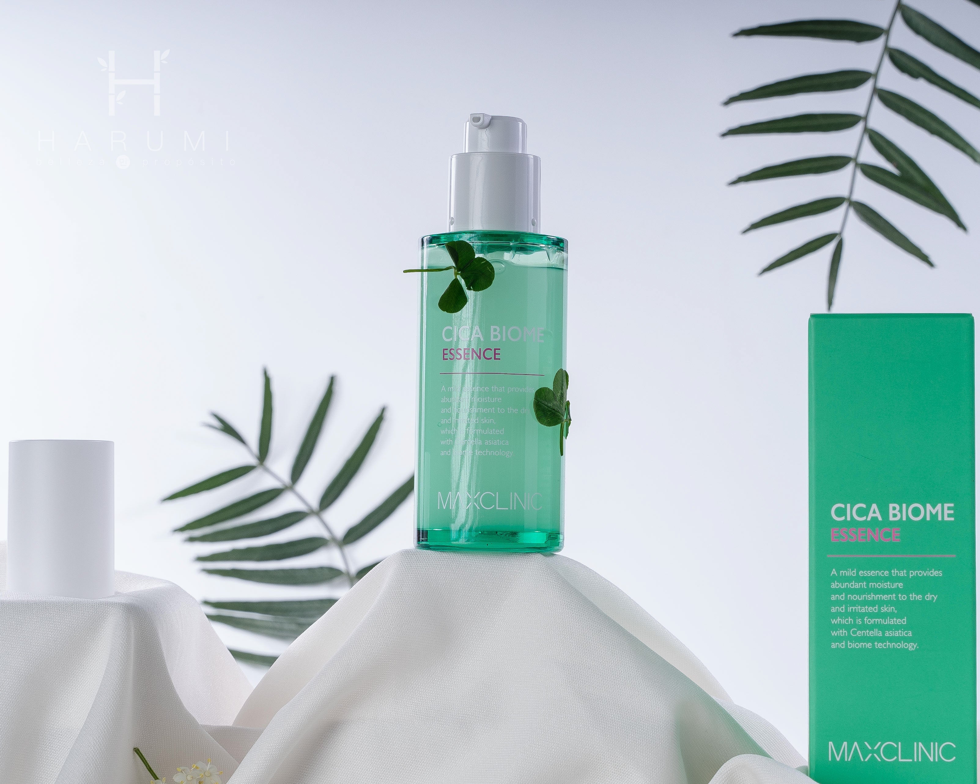 Maxclinic Cica Biome Essence Skincare maquillaje productos de belleza coreanos en Colombia kbeauty