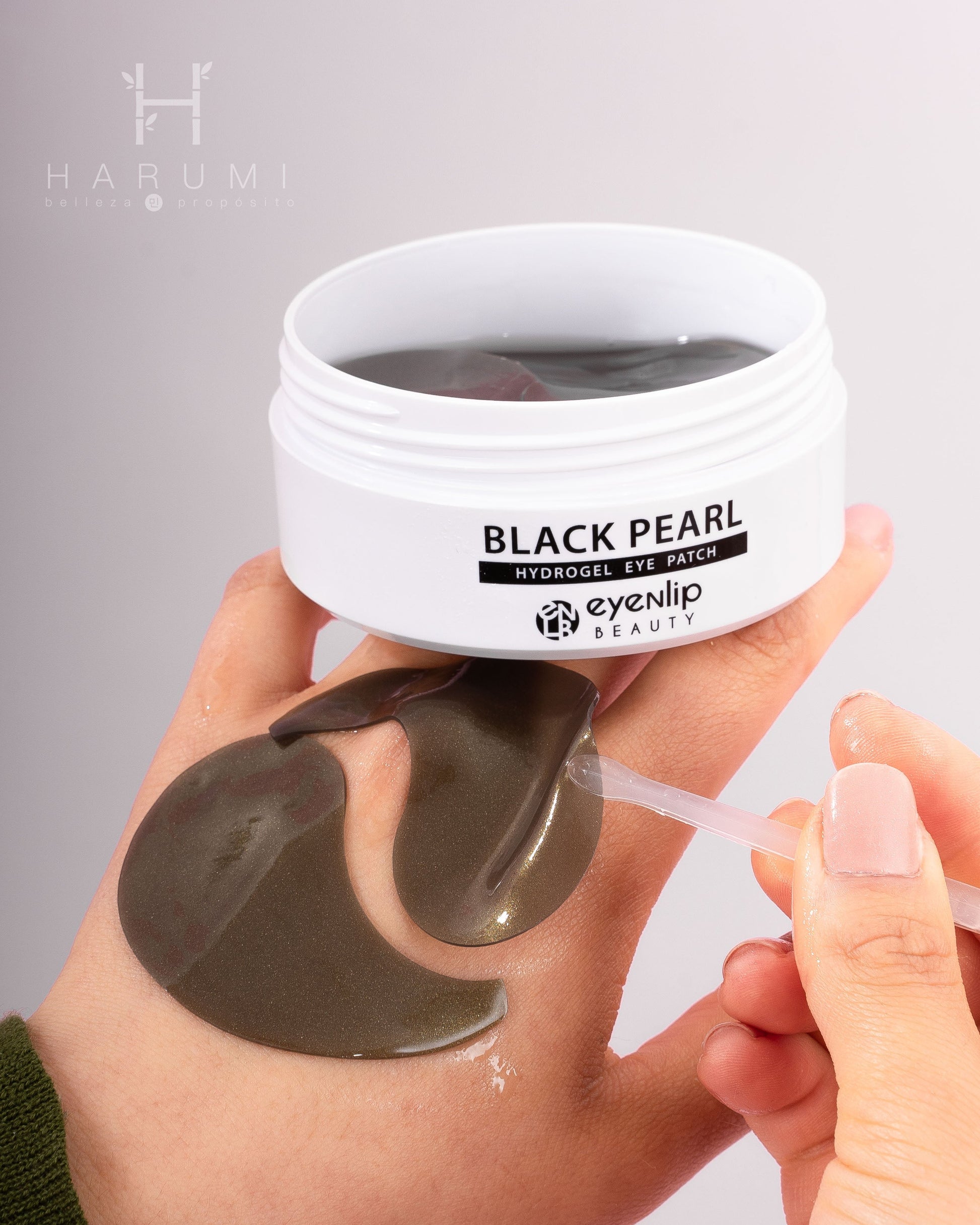 Eyenlip Black Pearl Hydrogel Eye Patch Skincare maquillaje productos de belleza coreanos en Colombia kbeauty