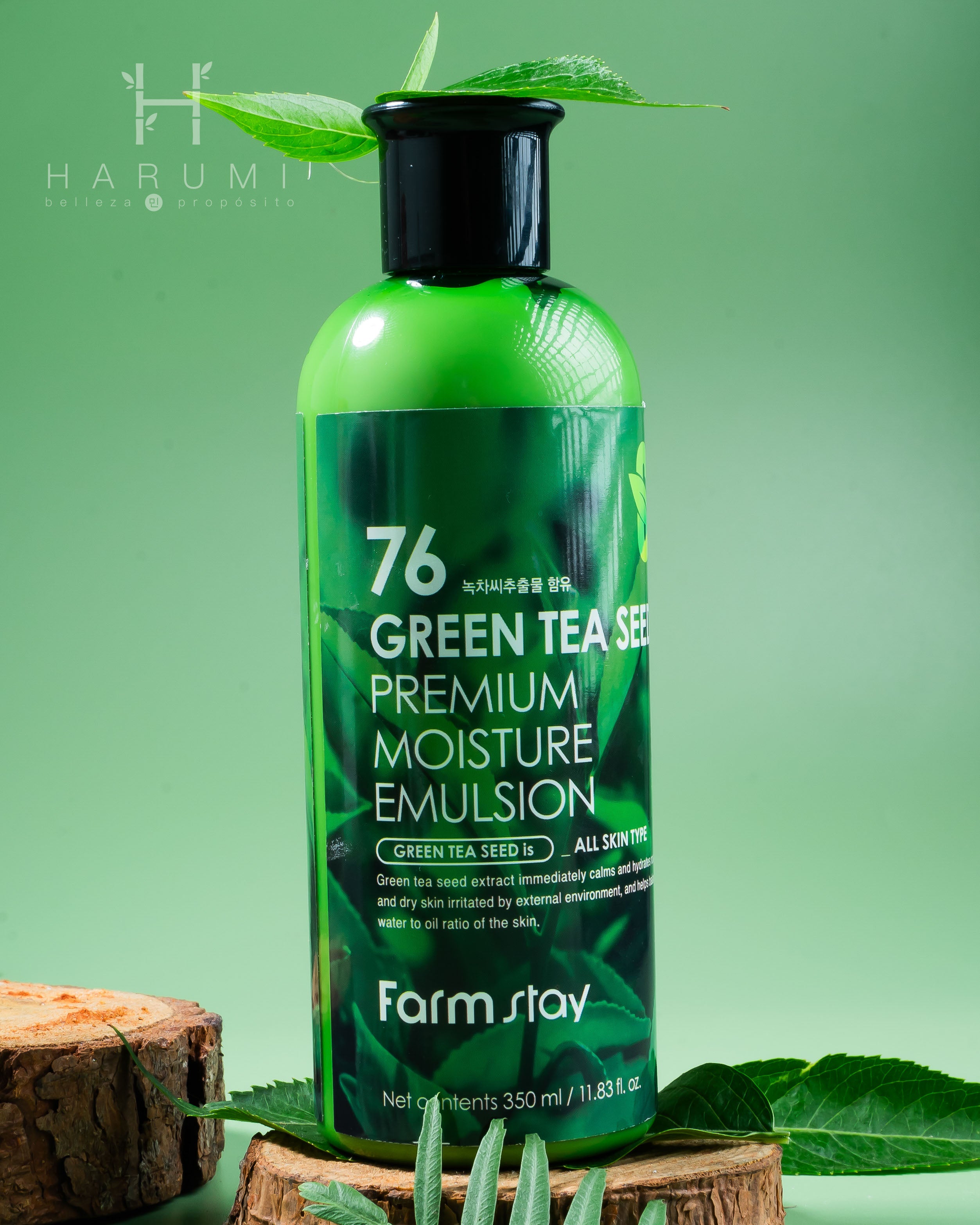 Hidratante facial de FarmStay con Té verde - FarmStay 76 Green Tea Seed ...