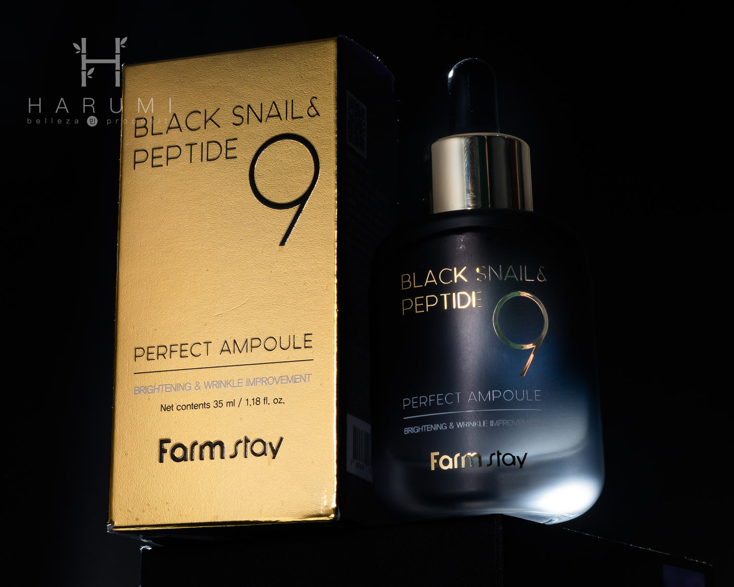 Farmstay Black Snail & Peptide 9 Perfect Ampoule