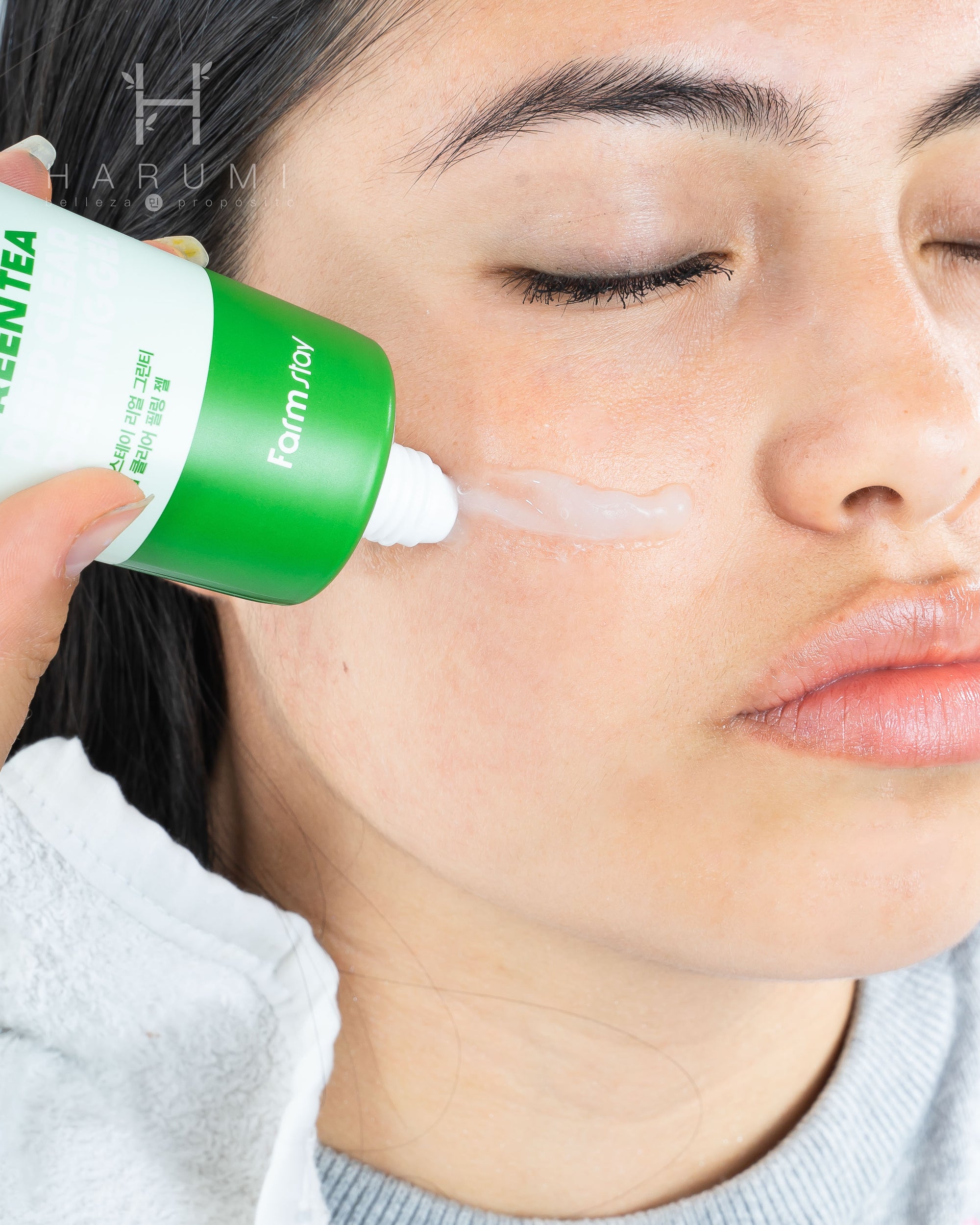 Farmstay Real Green Tea Deep Clear Peeling Gel