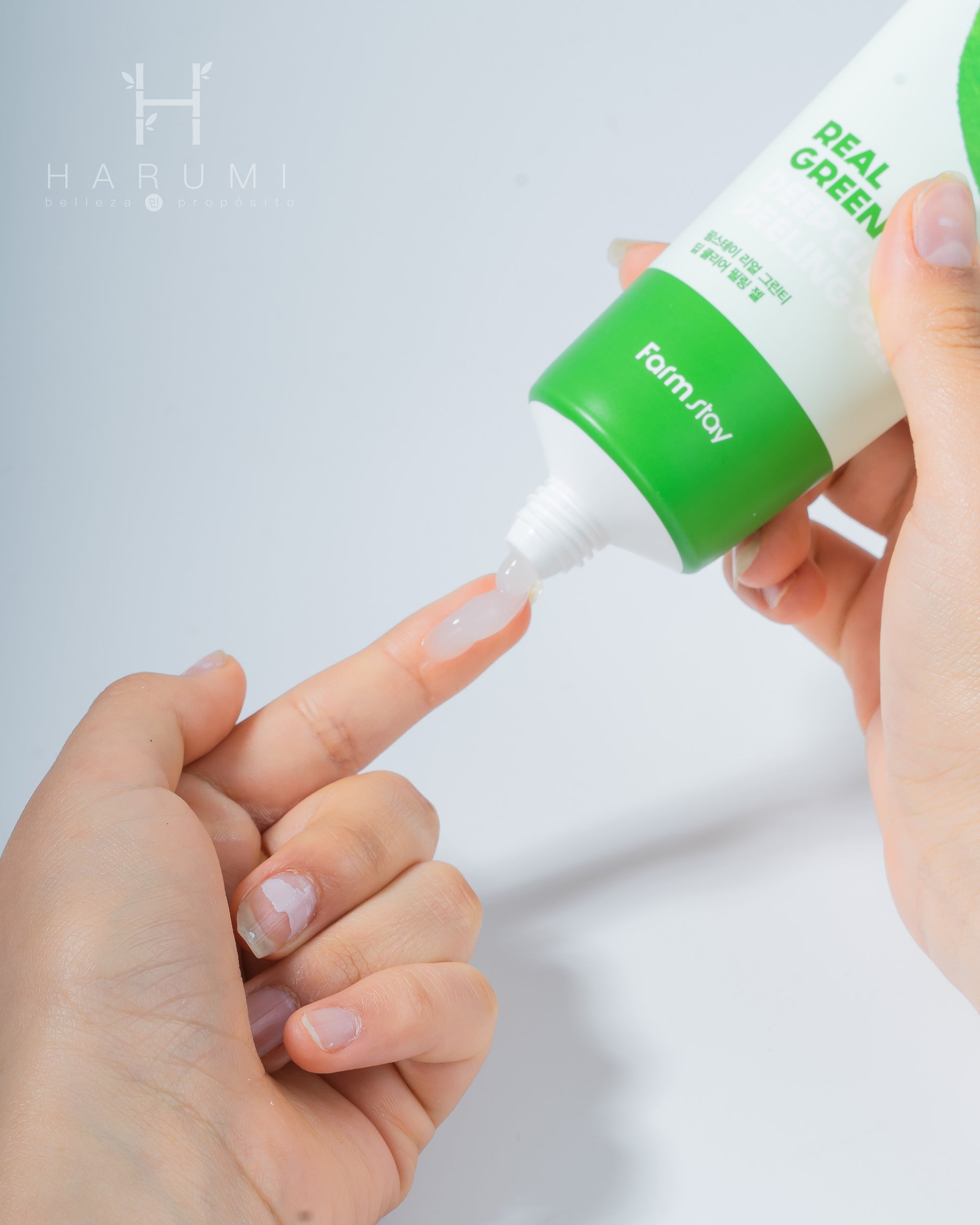 Farmstay Real Green Tea Deep Clear Peeling Gel