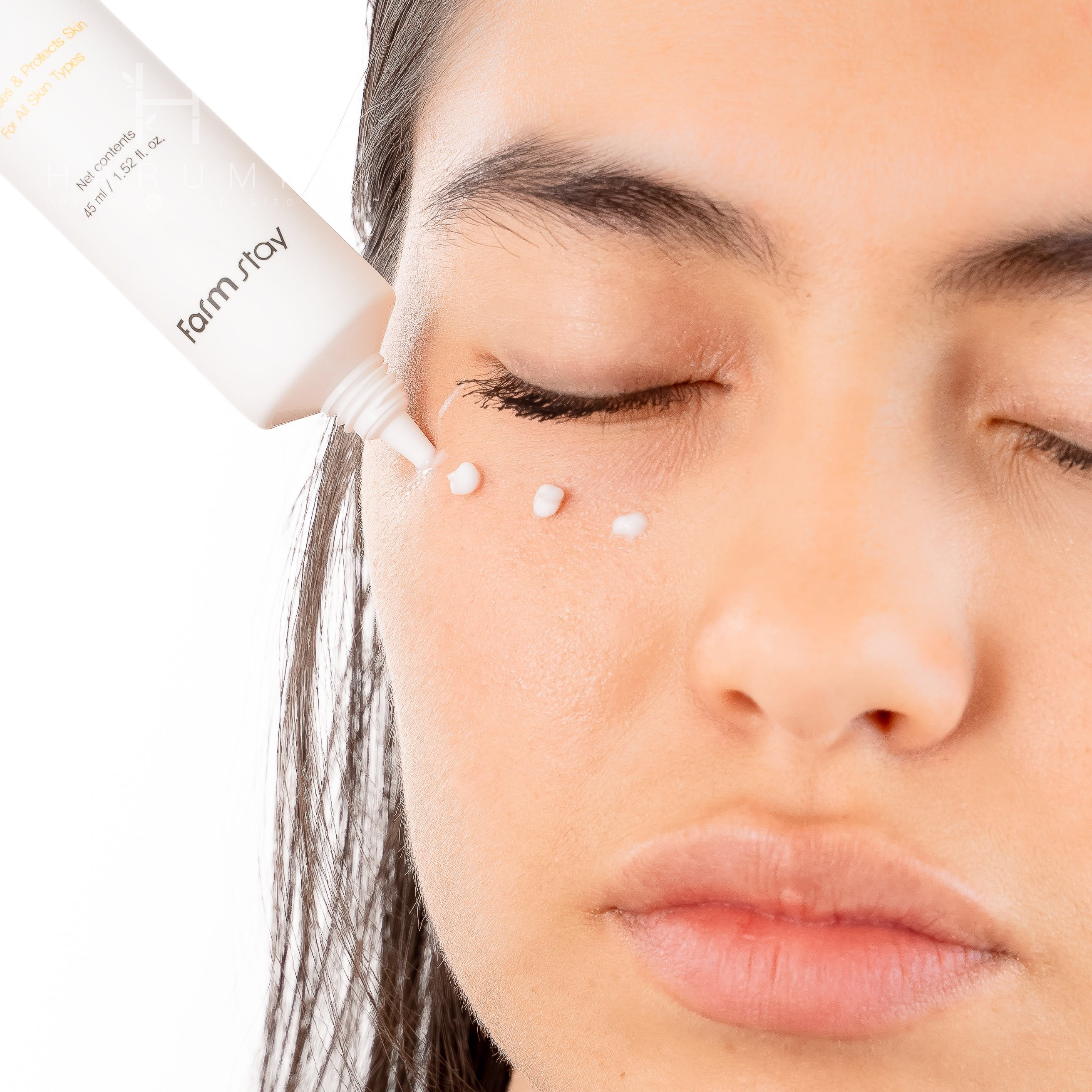 Farmstay Citrus Yuja Vitalizing Eye Cream Skincare maquillaje productos de belleza coreanos en Colombia kbeauty