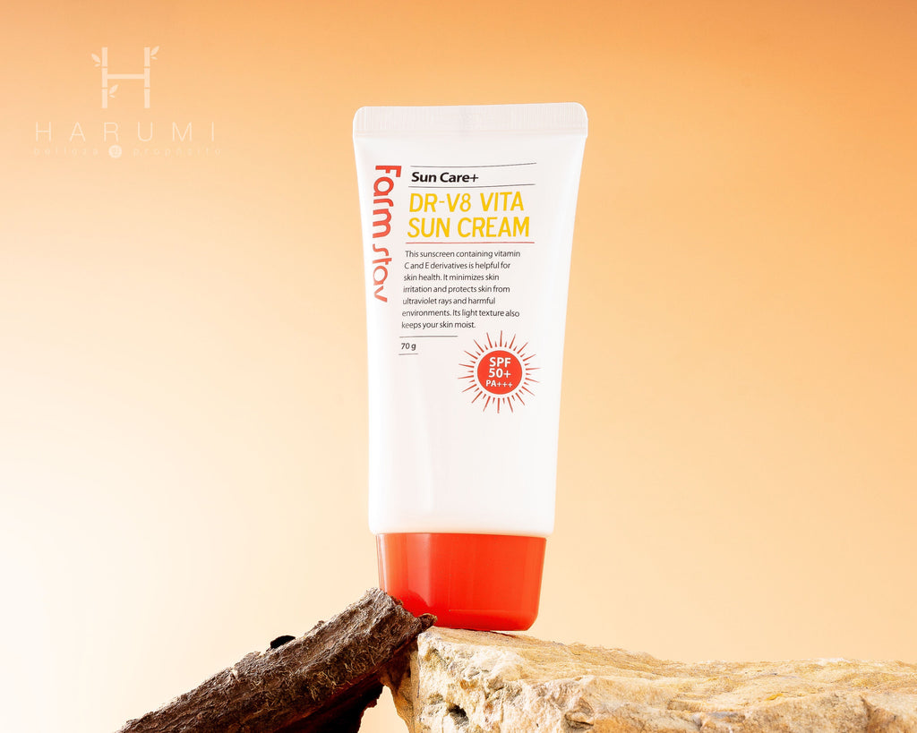 FarmStay Dr-V8 Vita Sun Cream Skincare maquillaje productos de belleza coreanos en Colombia kbeauty