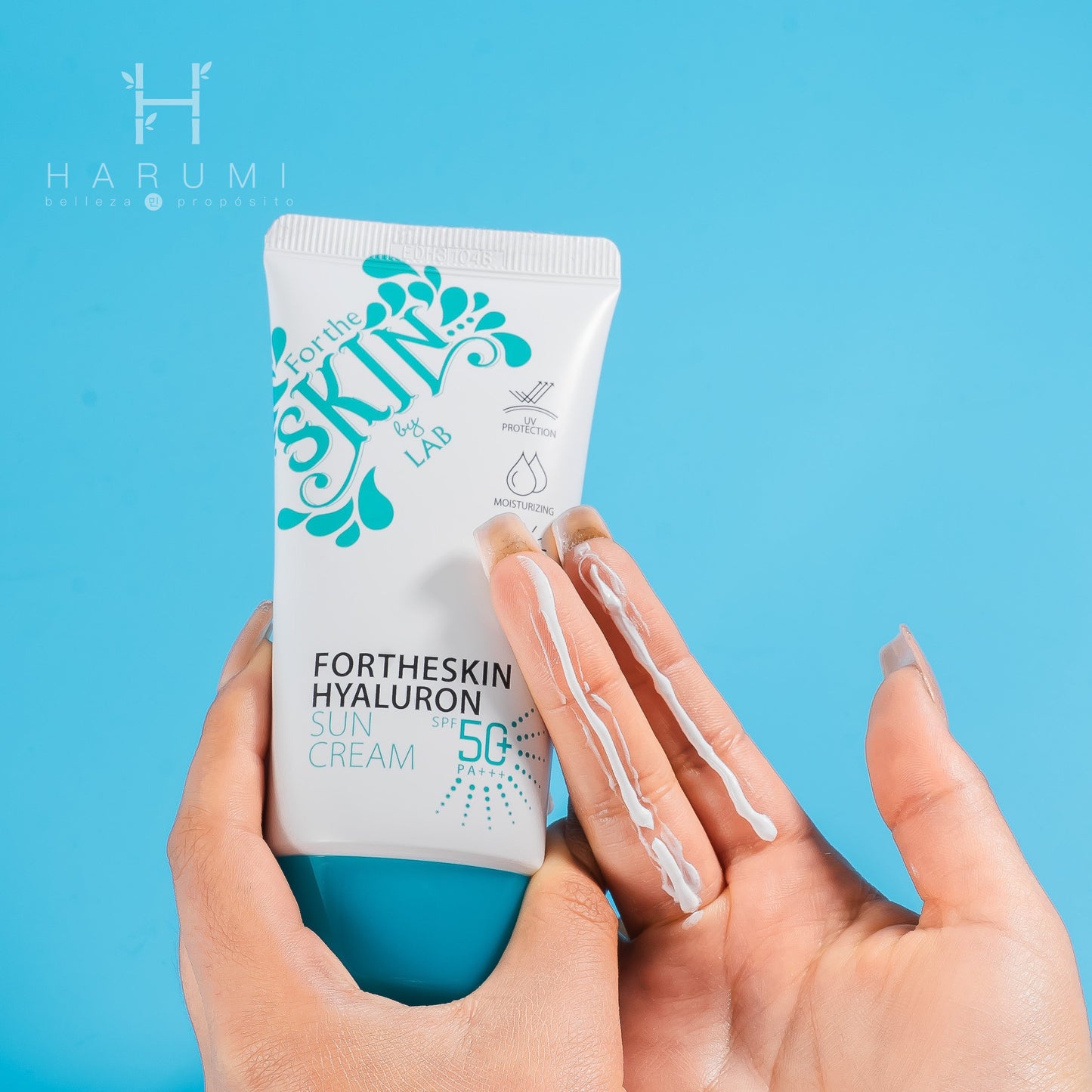 Fortheskin Hyaluron Sun Cream Skincare maquillaje productos de belleza coreanos en Colombia kbeauty