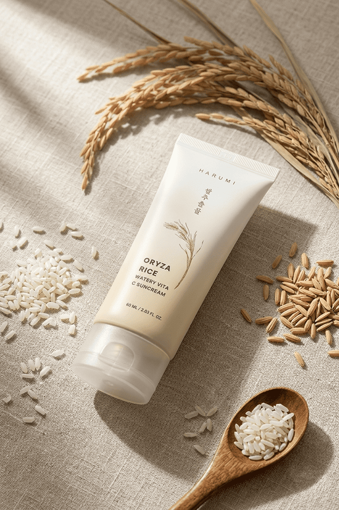 Harumi Oryza Rice Watery Vita C Suncream