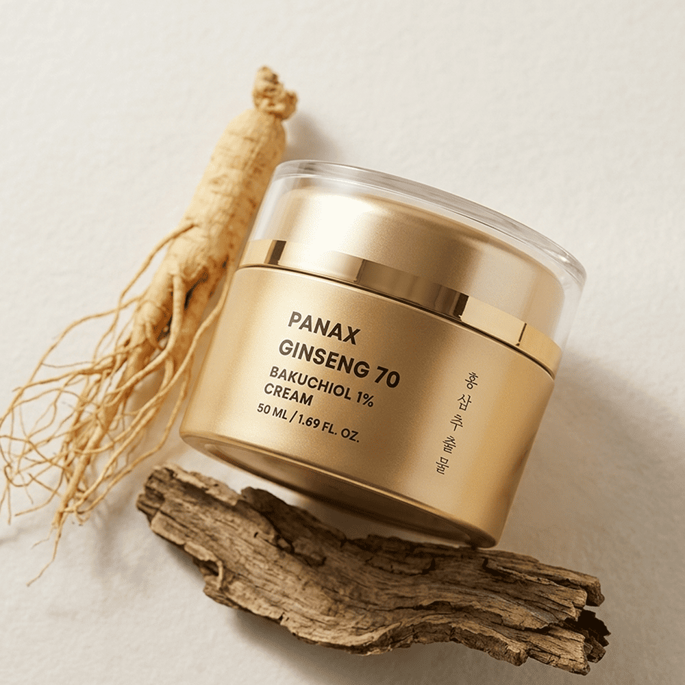Harumi Panax Ginseng 70 Bakuchiol 1% Ectoin 1% Cream