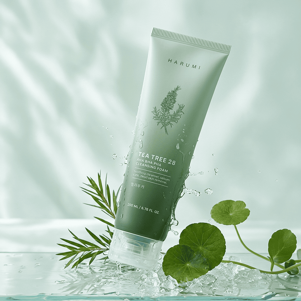 Harumi Tea Tree 28 AHA BHA PHA Cleansing Foam