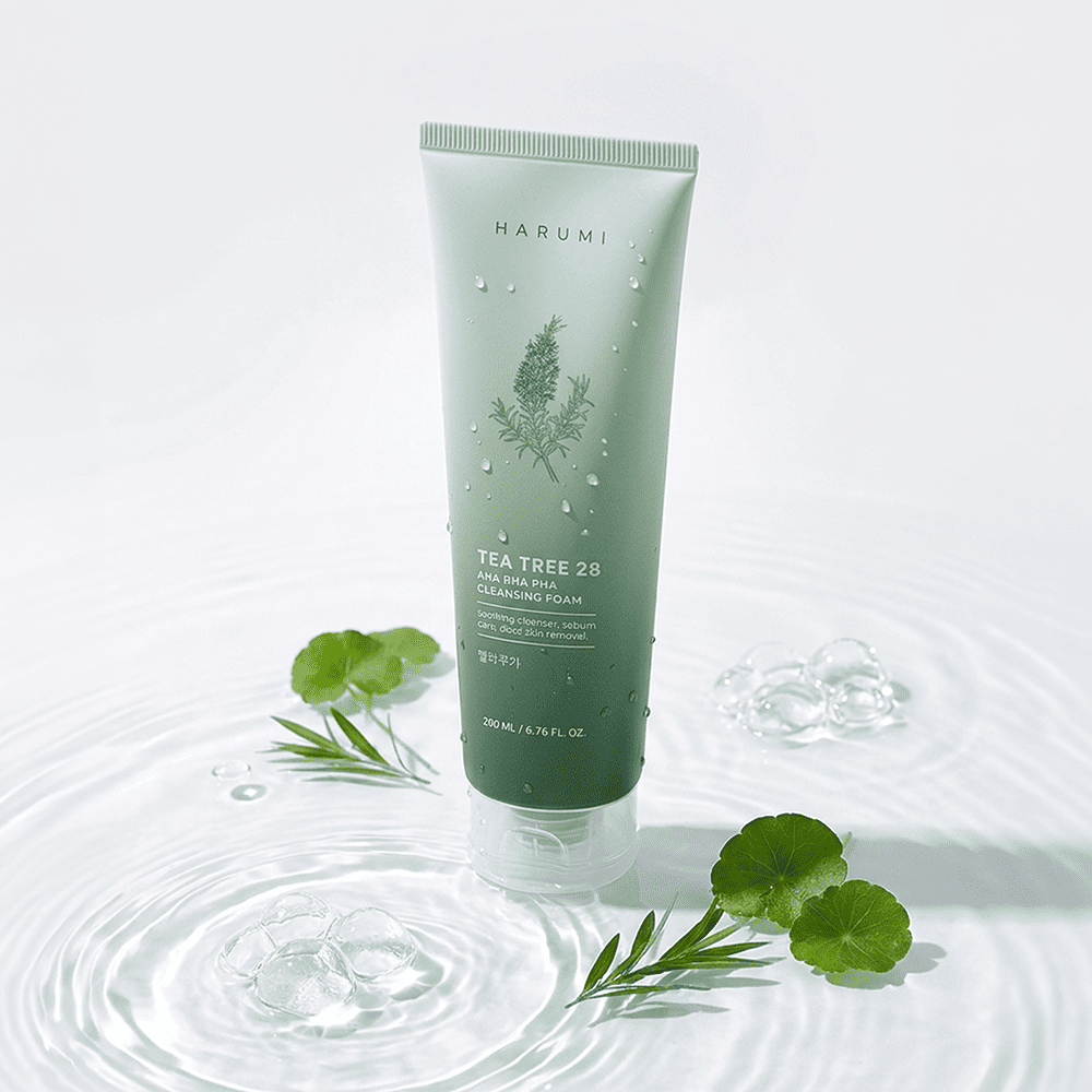 Harumi Tea Tree 28 AHA BHA PHA Cleansing Foam