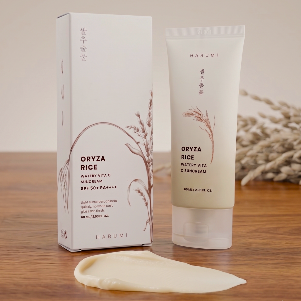 Harumi Oryza Rice Watery Vita C Suncream