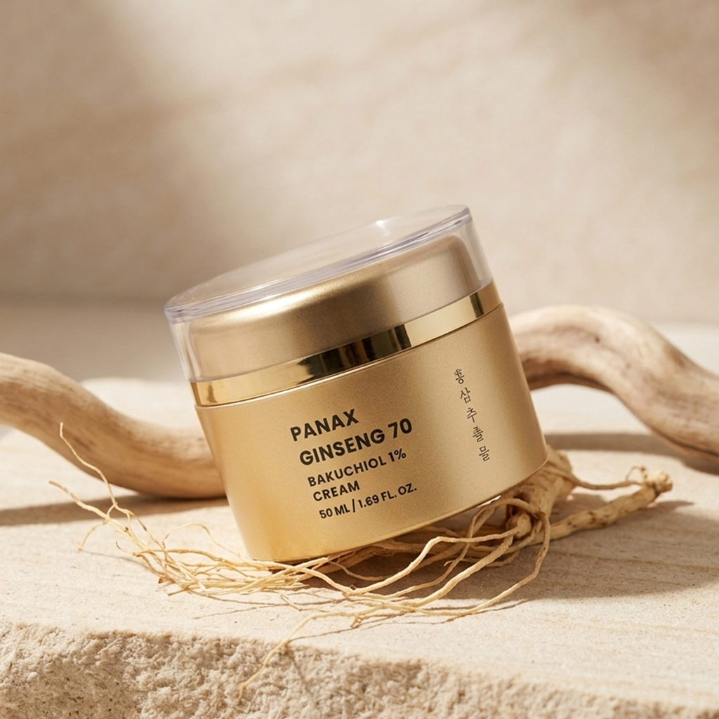 Harumi Panax Ginseng 70 Bakuchiol 1% Ectoin 1% Cream