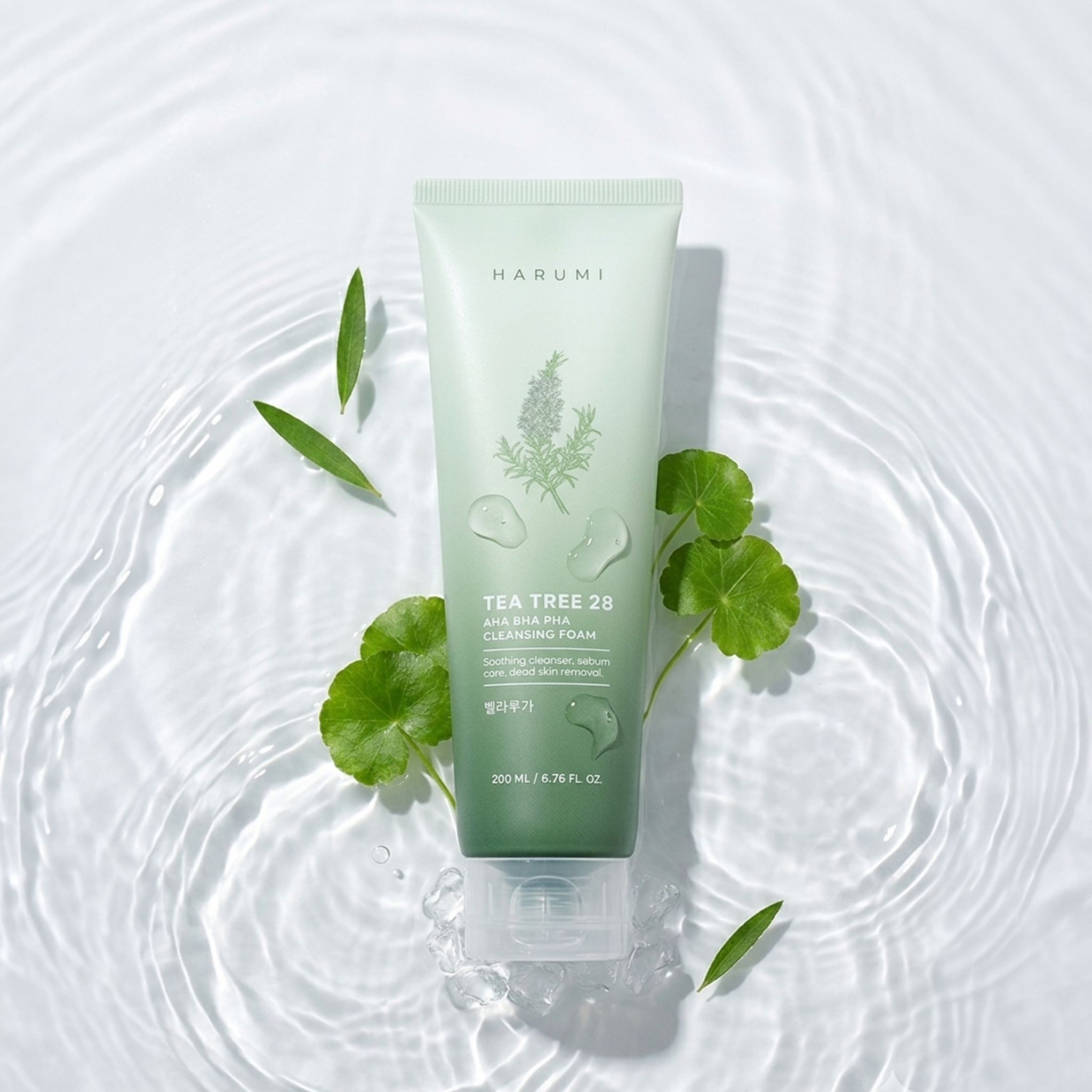 Harumi Tea Tree 28 AHA BHA PHA Cleansing Foam