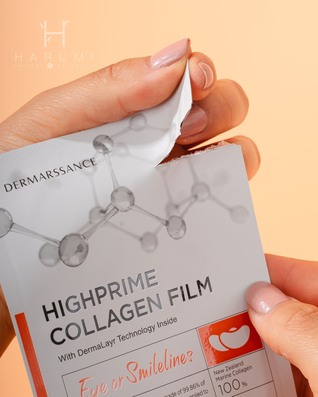 Dermarssance Highprime Collagen Film Eye Or Smile (Ojos O Sonrisa) Skincare maquillaje productos de belleza coreanos en Colombia kbeauty