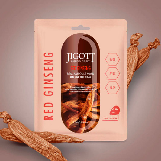 Jigott Red Ginseng Real Ampoule Mask