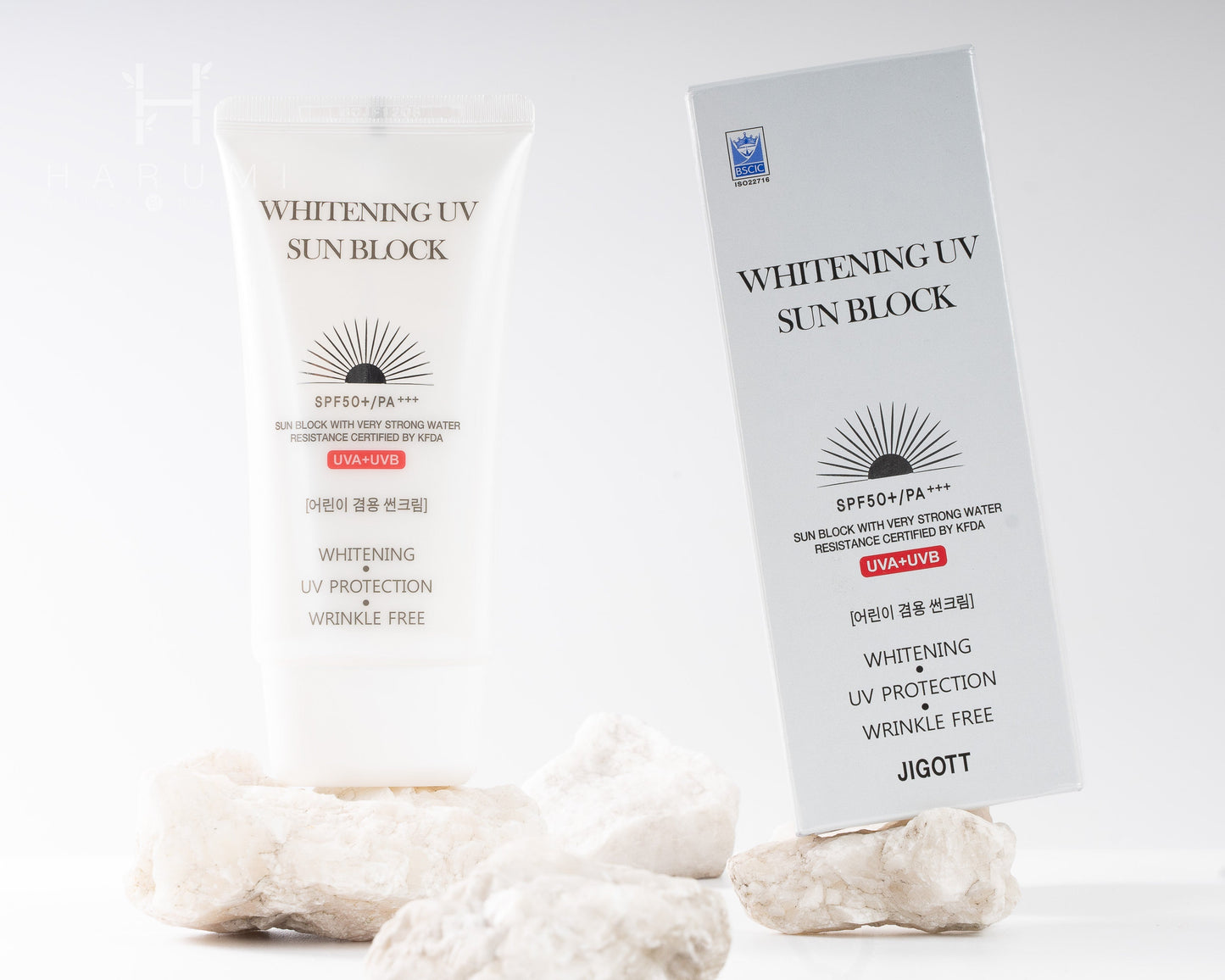 Jigott Whitening UV Sun Block Skincare maquillaje productos de belleza coreanos en Colombia kbeauty
