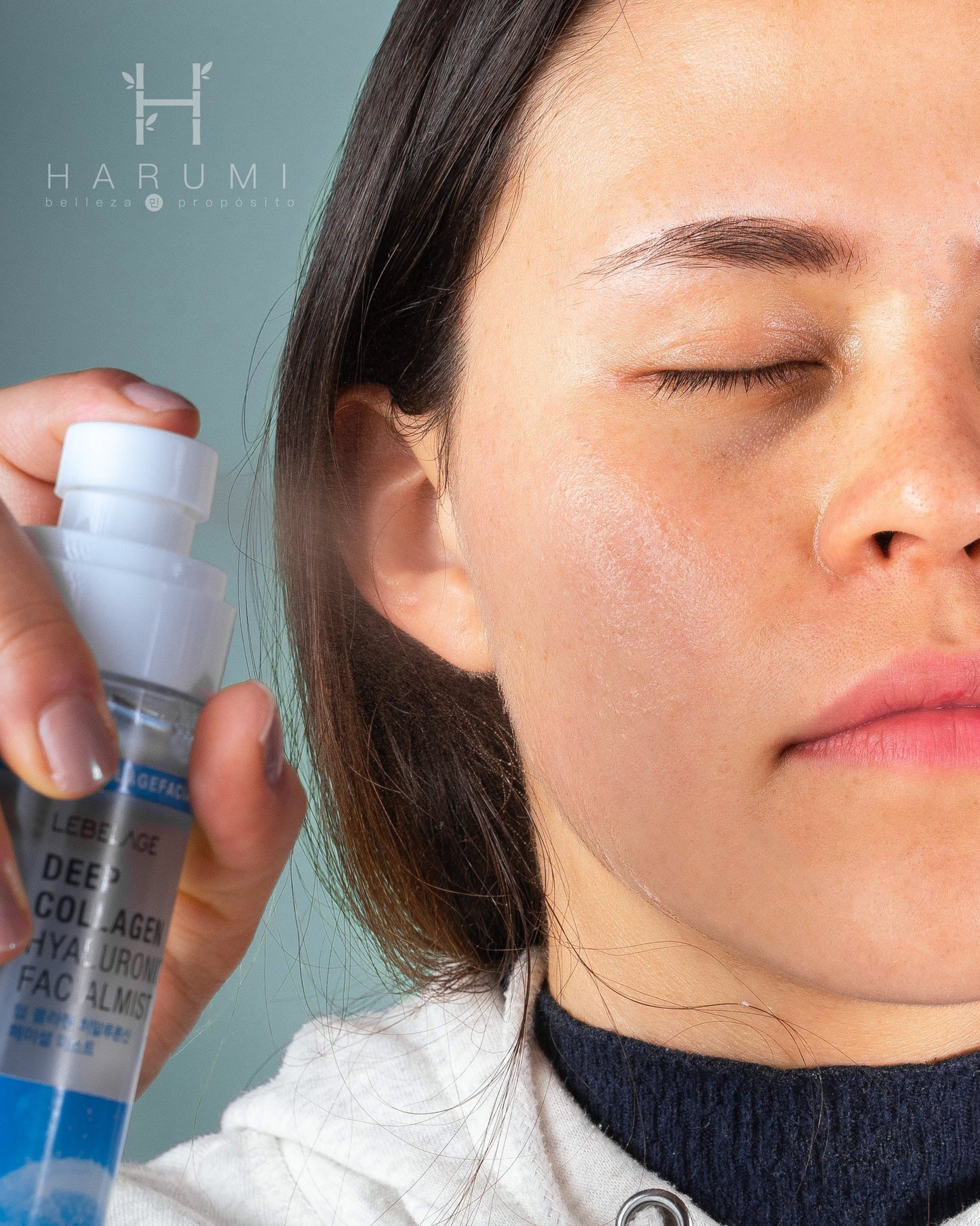 Lebelage Deep Collagen Hyaluronic Facial Mist Skincare maquillaje productos de belleza coreanos en Colombia kbeauty