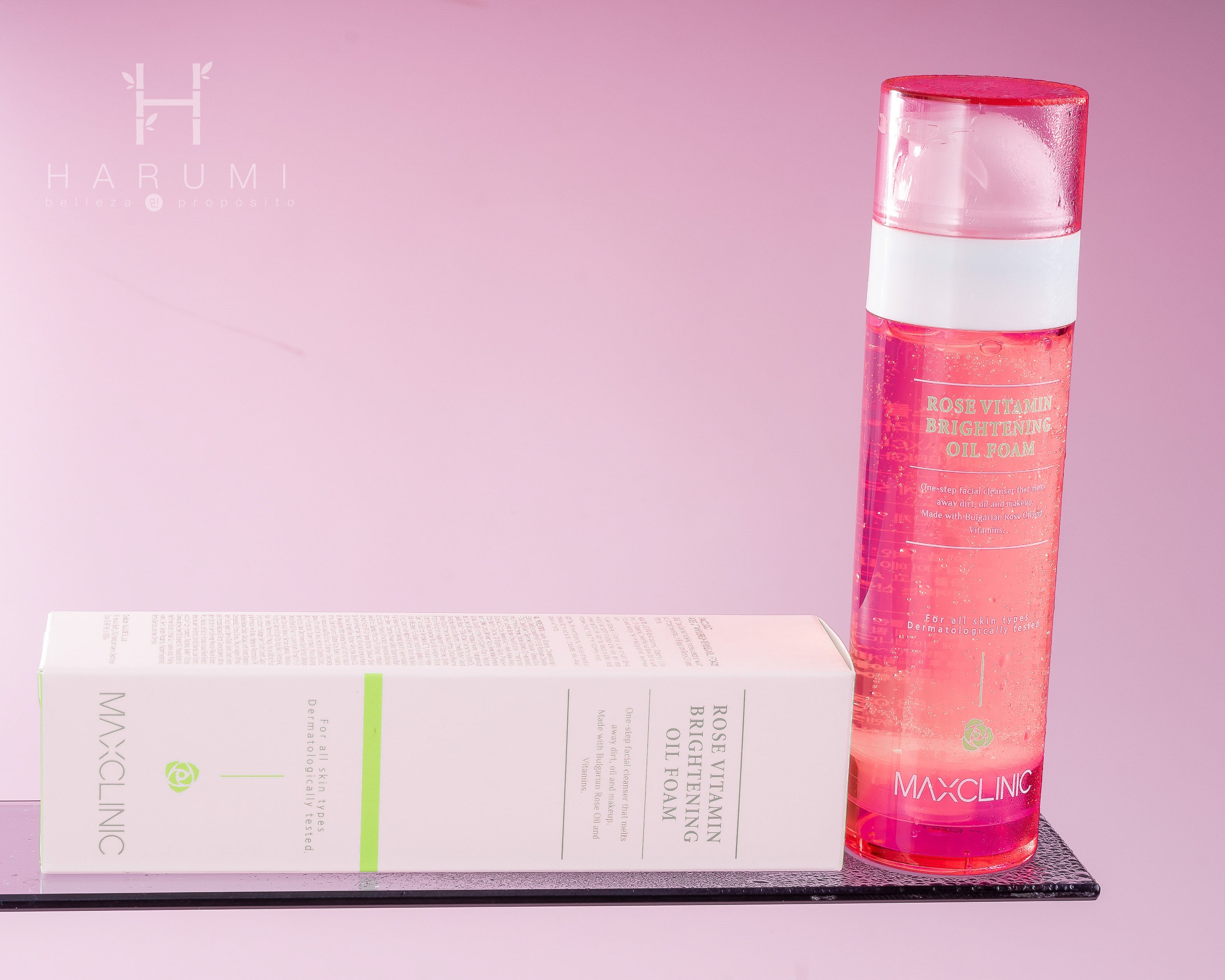 Maxclinic Rose Vitamin Brightening Oil Foam