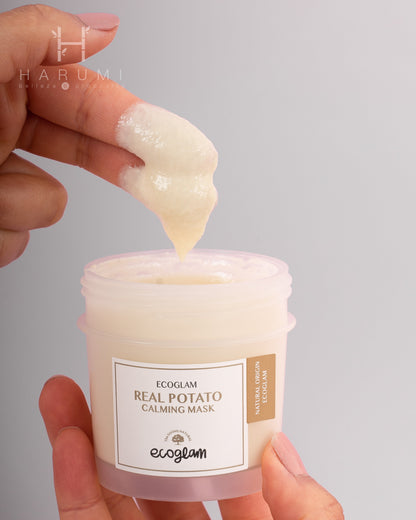 Maxclinic Ecoglam Real Potato Calming Mask Skincare maquillaje productos de belleza coreanos en Colombia kbeauty