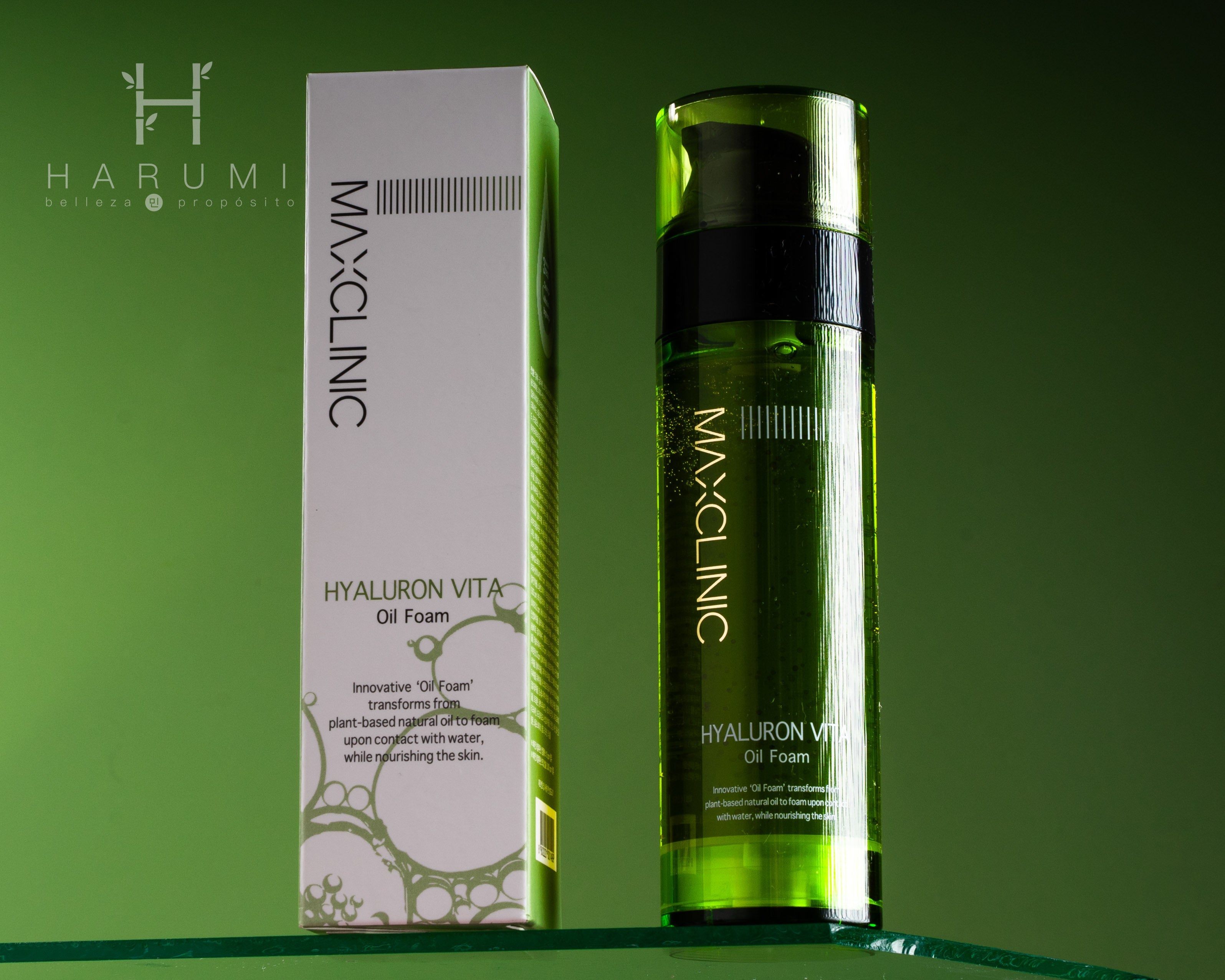 Maxclinic Hyaluron Vita Oil Foam Skincare maquillaje productos de belleza coreanos en Colombia kbeauty