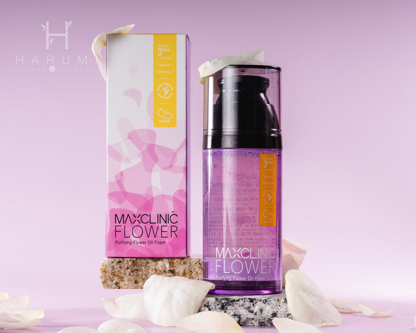 Maxclinic Purifying Flower Oil Foam Skincare maquillaje productos de belleza coreanos en Colombia kbeauty