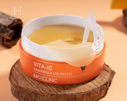Maxclinic Vita10 Calendula Eye Patch Skincare maquillaje productos de belleza coreanos en Colombia kbeauty