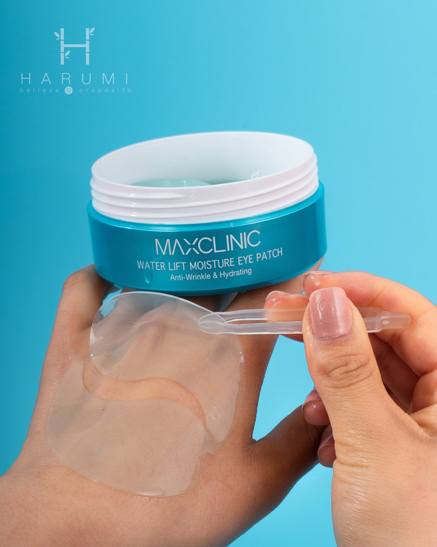 Maxclinic Water Lift Moisture Eye Patch Skincare maquillaje productos de belleza coreanos en Colombia kbeauty