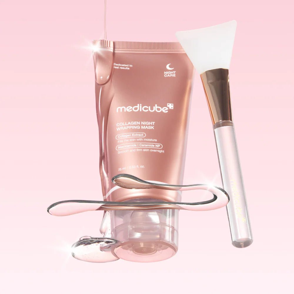 Medicube Collagen Night Wrapping Mask - Mascarilla facial de Medicube con Colágeno | Harumi Skincare Coreano – Harumi Belleza Coreana