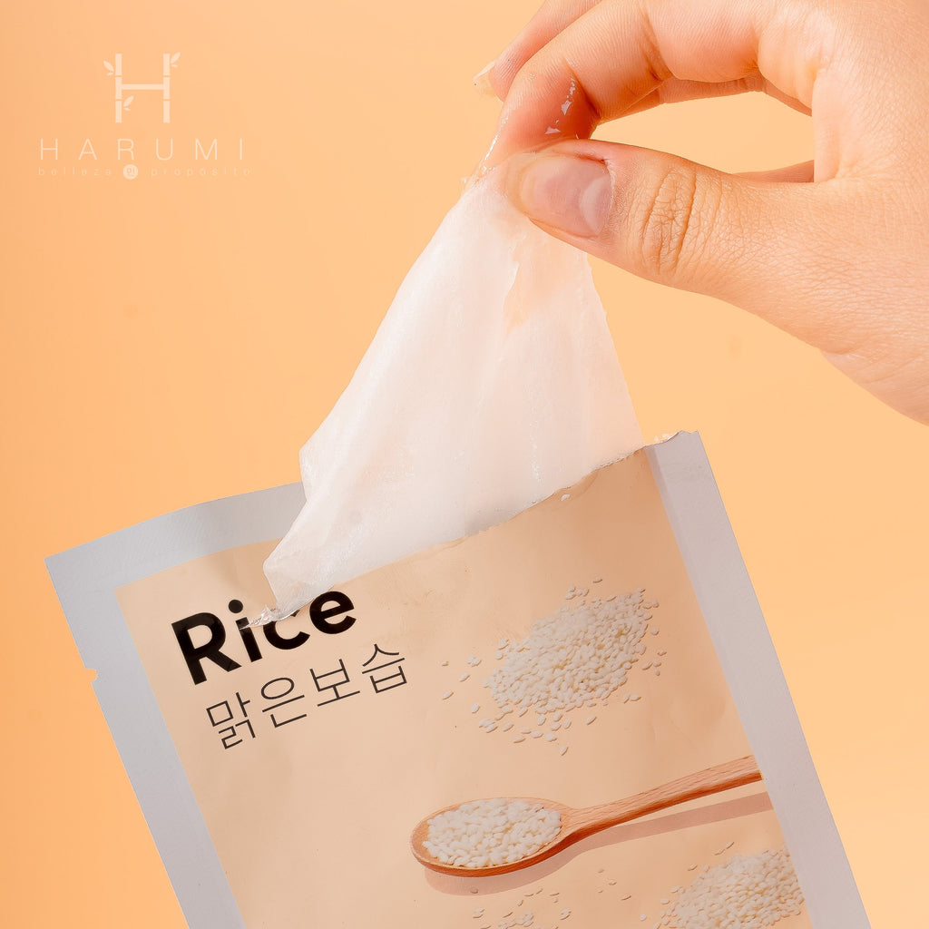 Missha Airy Fit Sheet Mask Rice Skincare maquillaje productos de belleza coreanos en Colombia kbeauty