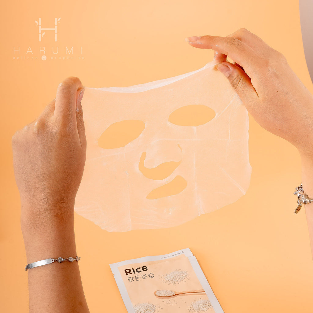 Missha Airy Fit Sheet Mask Rice Skincare maquillaje productos de belleza coreanos en Colombia kbeauty