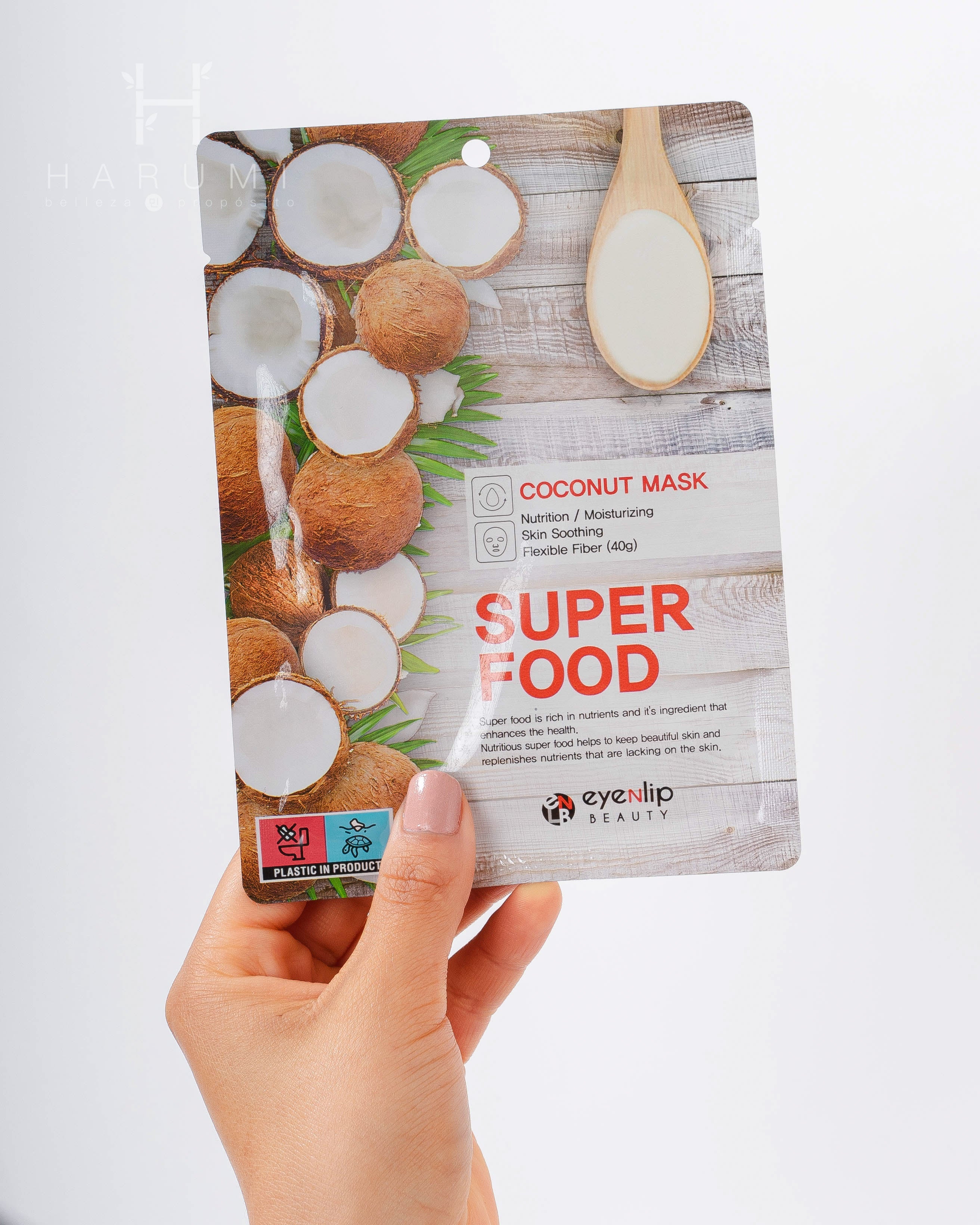 Eyenlip Super Food Coconut Mask Skincare maquillaje productos de belleza coreanos en Colombia kbeauty