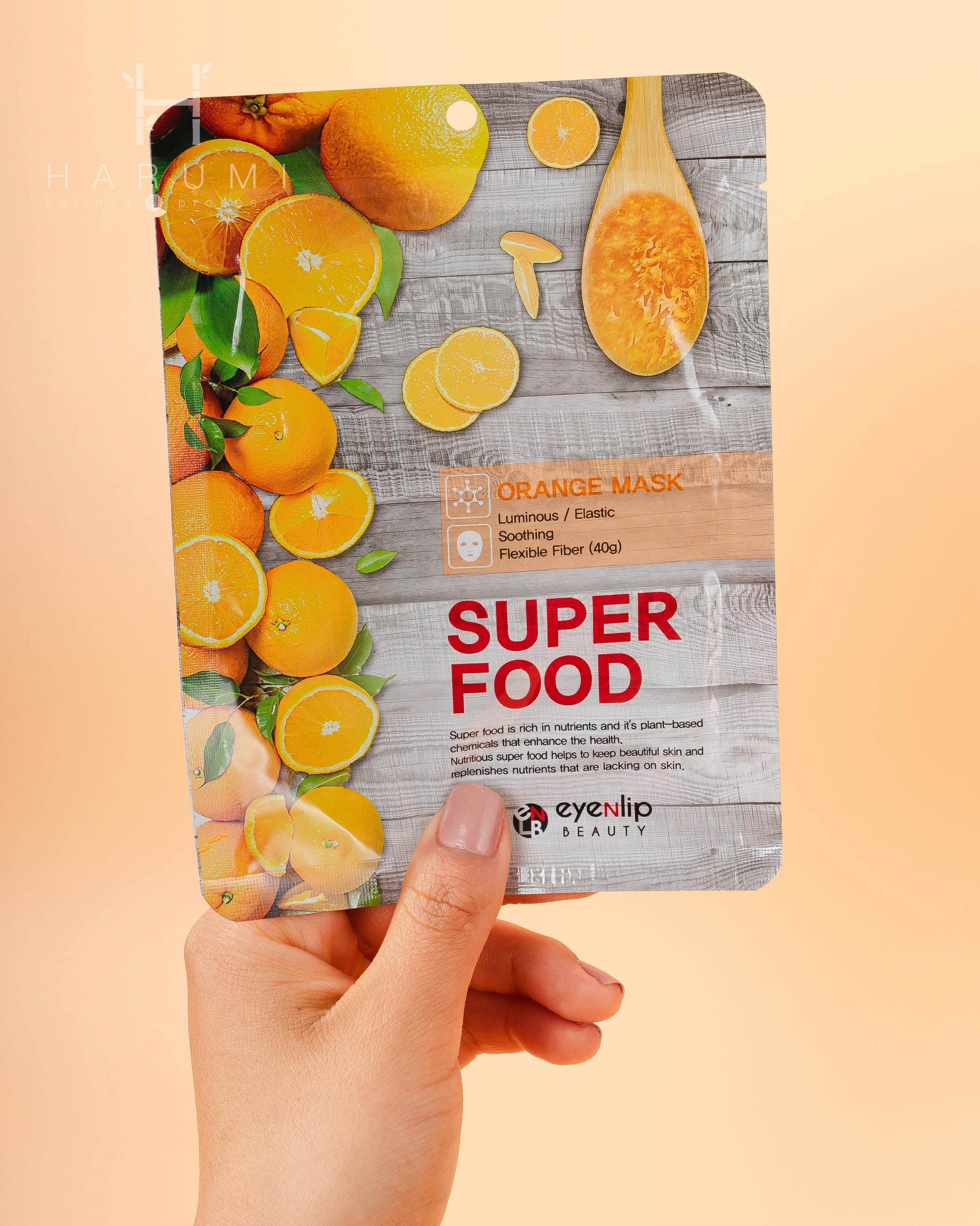 Eyenlip Super Food Orange Mask Skincare maquillaje productos de belleza coreanos en Colombia kbeauty