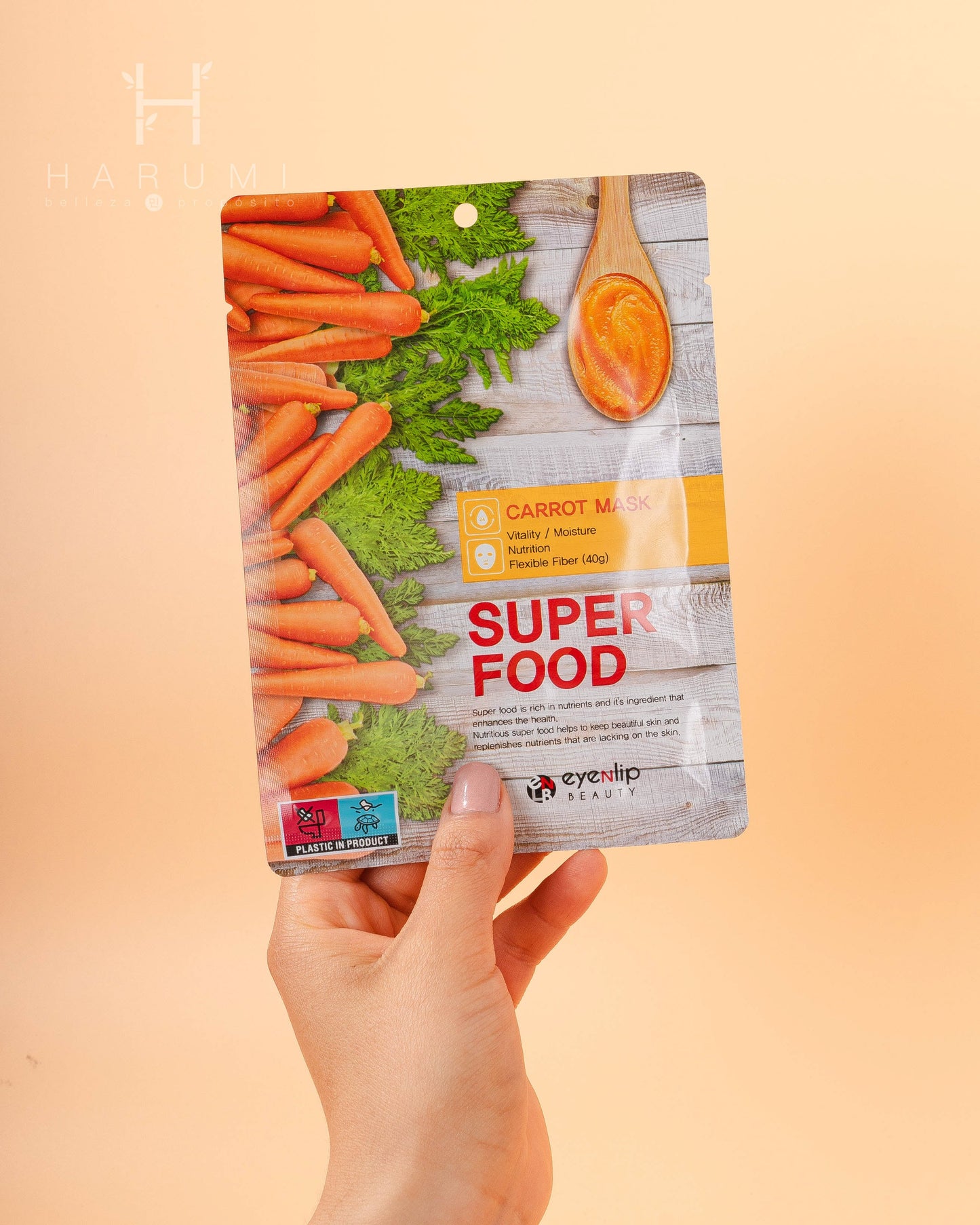 Eyenlip Super Food Carrot Mask Skincare maquillaje productos de belleza coreanos en Colombia kbeauty