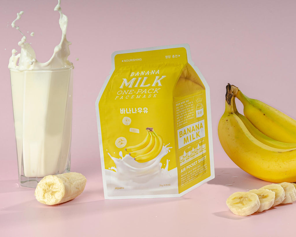 Apieu Milk One-Pack Face Mask Banana