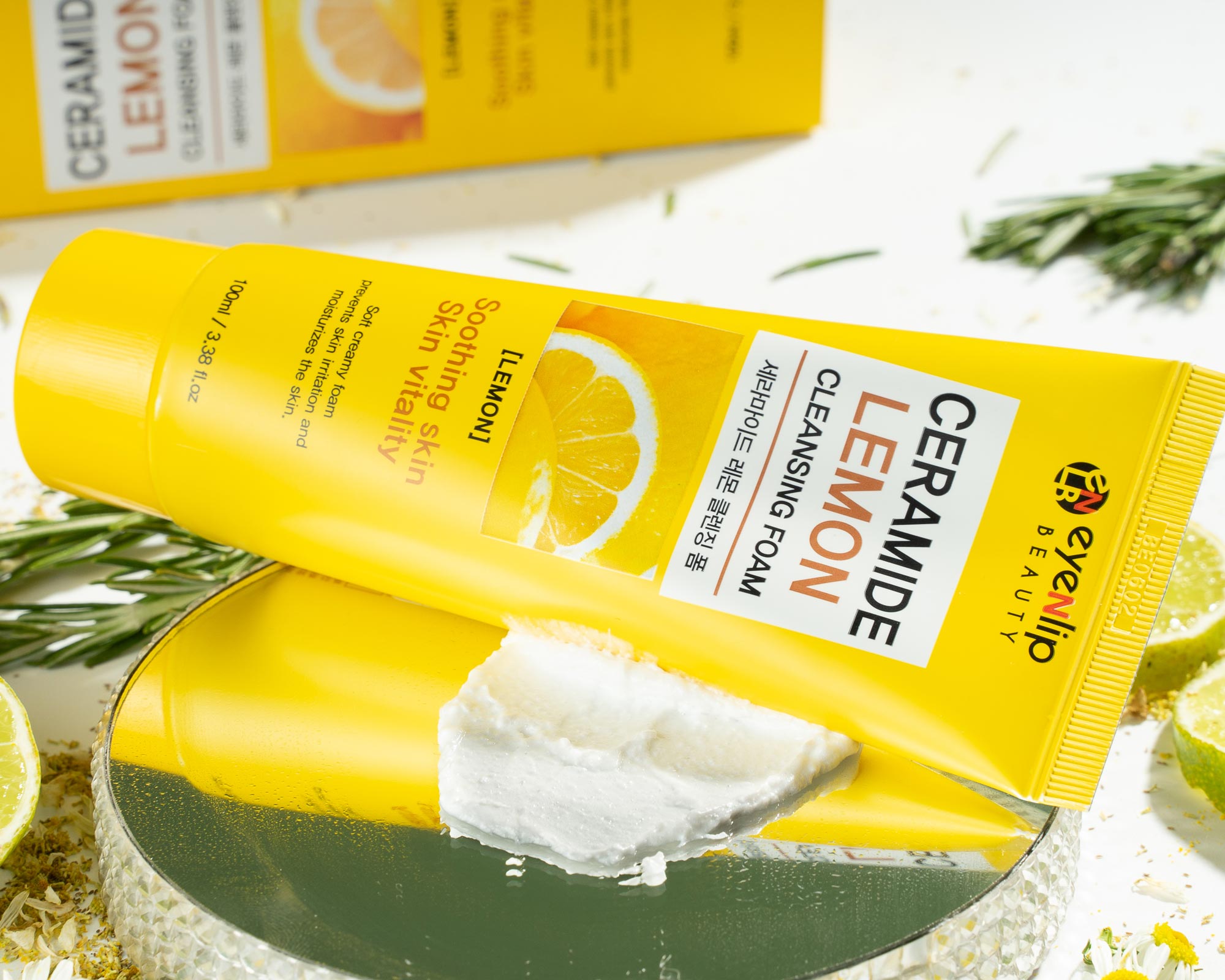 Eyenlip Ceramide Lemon Cleansing Foam