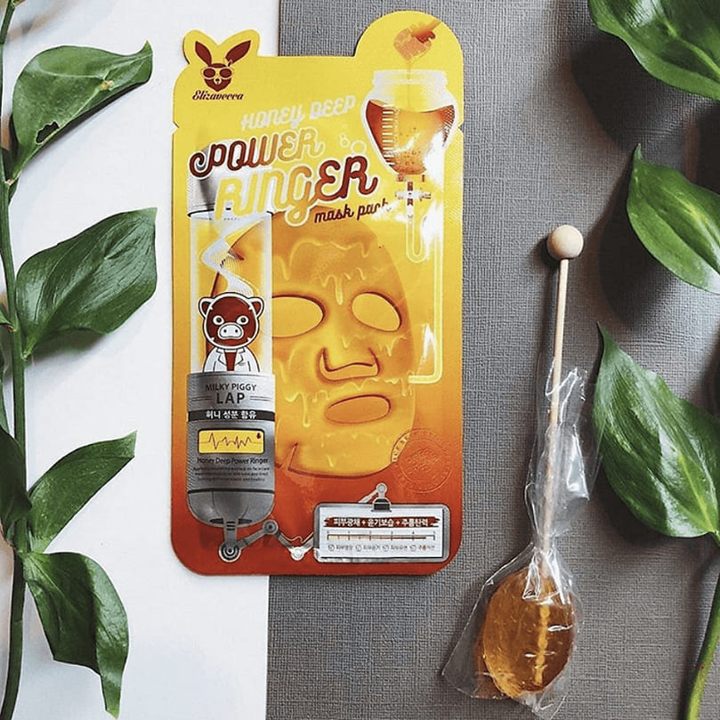 Elizavecca Deep Power Ringer Mask Pack Honey skincare coreano colombia ikigai harumiProductos Coreanos Bogota Medellin Cali Skincare Maquillaje Belleza Ventas por Mayor