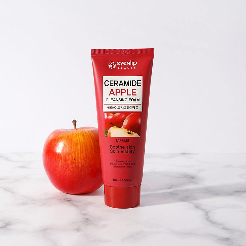 Eyenlip Ceramide Apple Cleansing Foam skincare coreano colombia ikigai harumiProductos Coreanos Bogota Medellin Cali Skincare Maquillaje Belleza Ventas por Mayor
