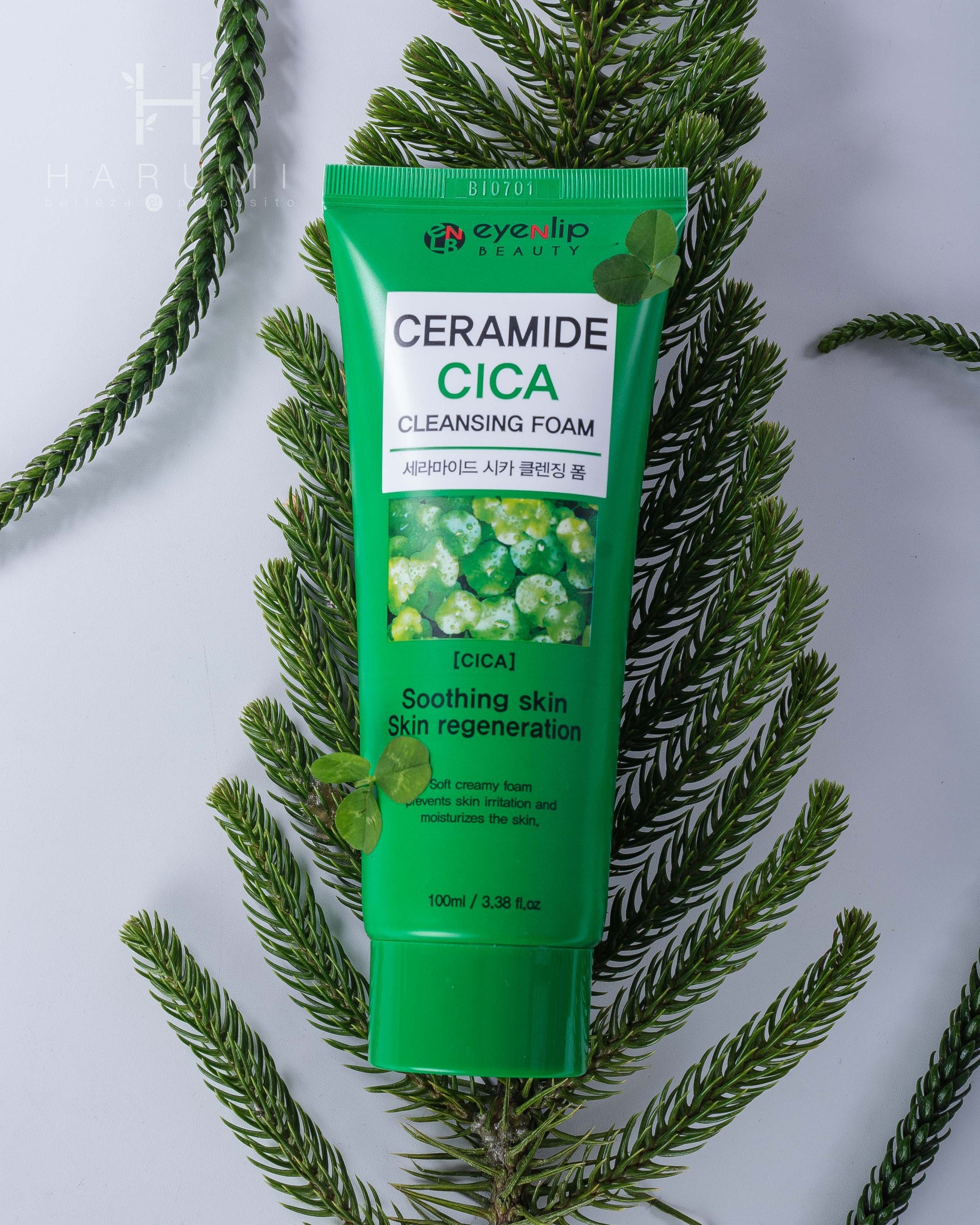 Eyenlip Ceramide Cica Cleansing Foam Skincare maquillaje productos de belleza coreanos en Colombia kbeauty