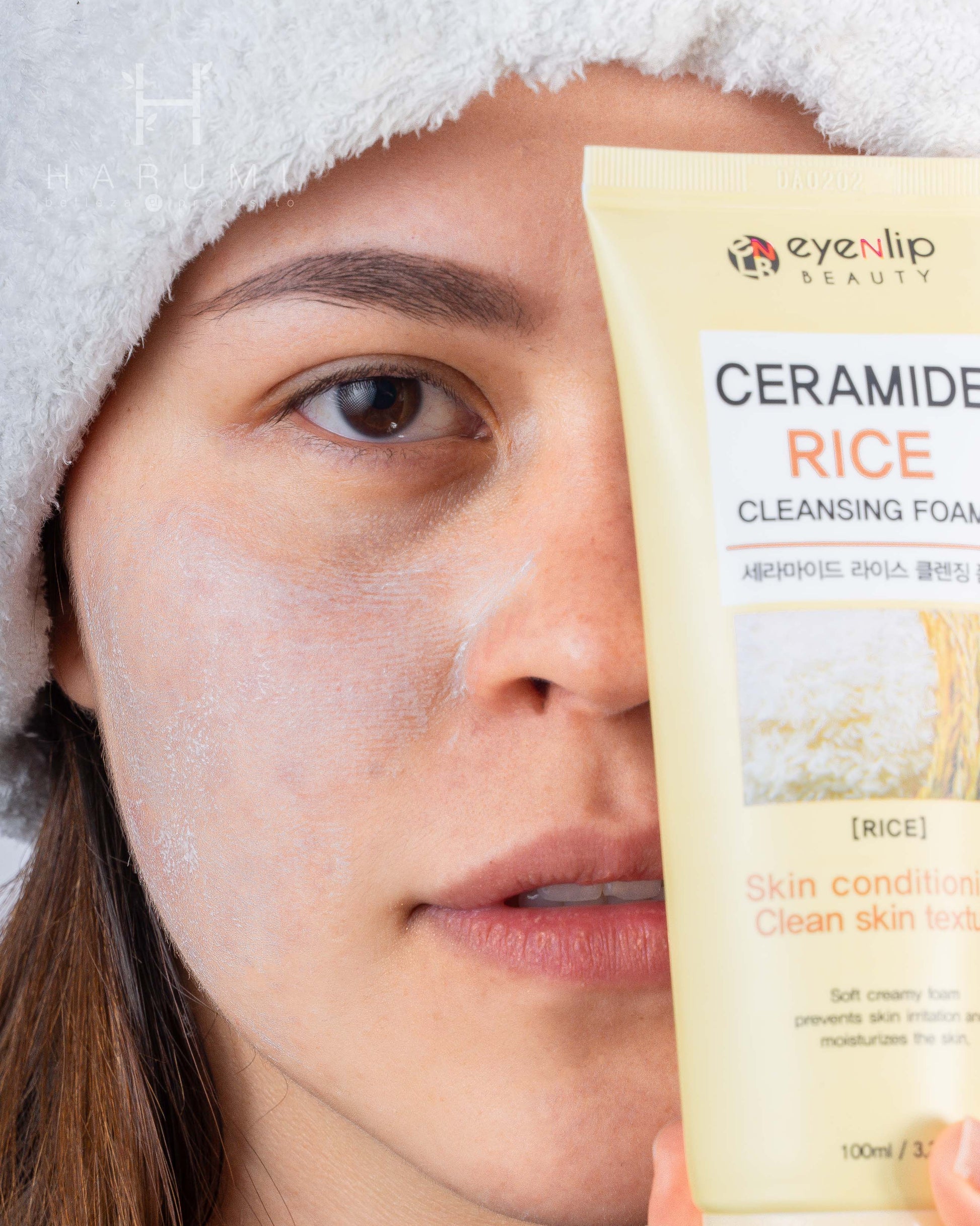 Eyenlip Ceramide Rice Cleansing Foam Skincare maquillaje productos de belleza coreanos en Colombia kbeauty