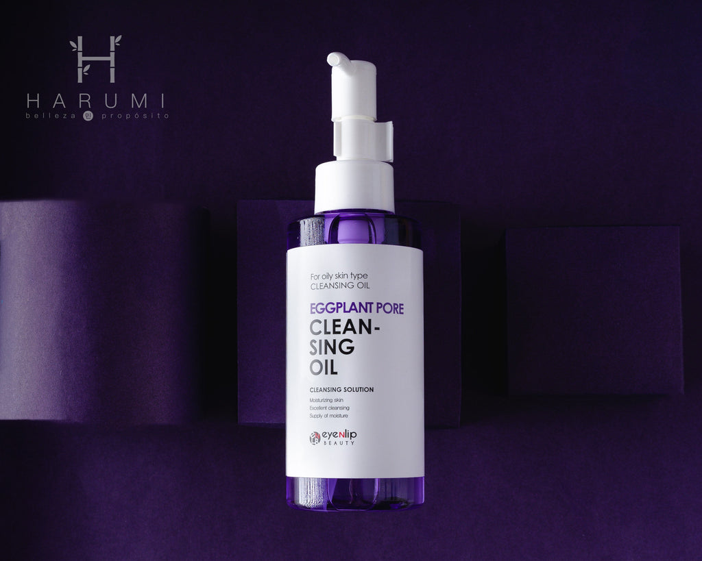 Eyenlip Eggplant Pore Cleansing Oil Skincare maquillaje productos de belleza coreanos en Colombia kbeauty