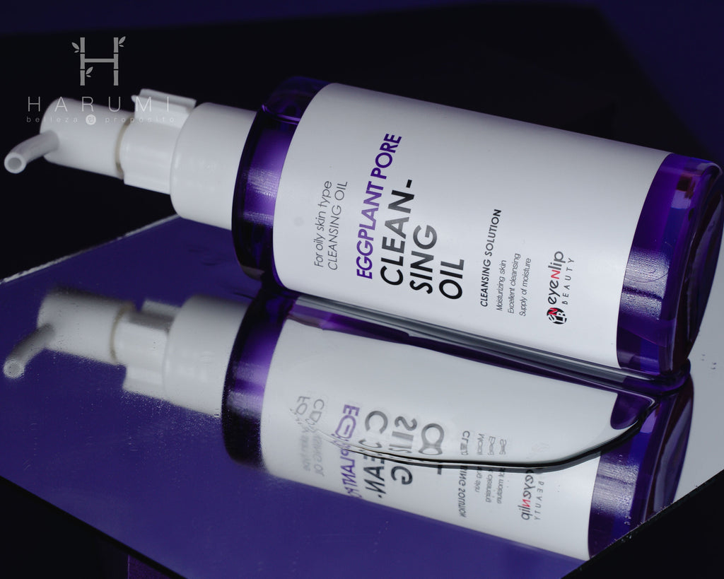Eyenlip Eggplant Pore Cleansing Oil Skincare maquillaje productos de belleza coreanos en Colombia kbeauty