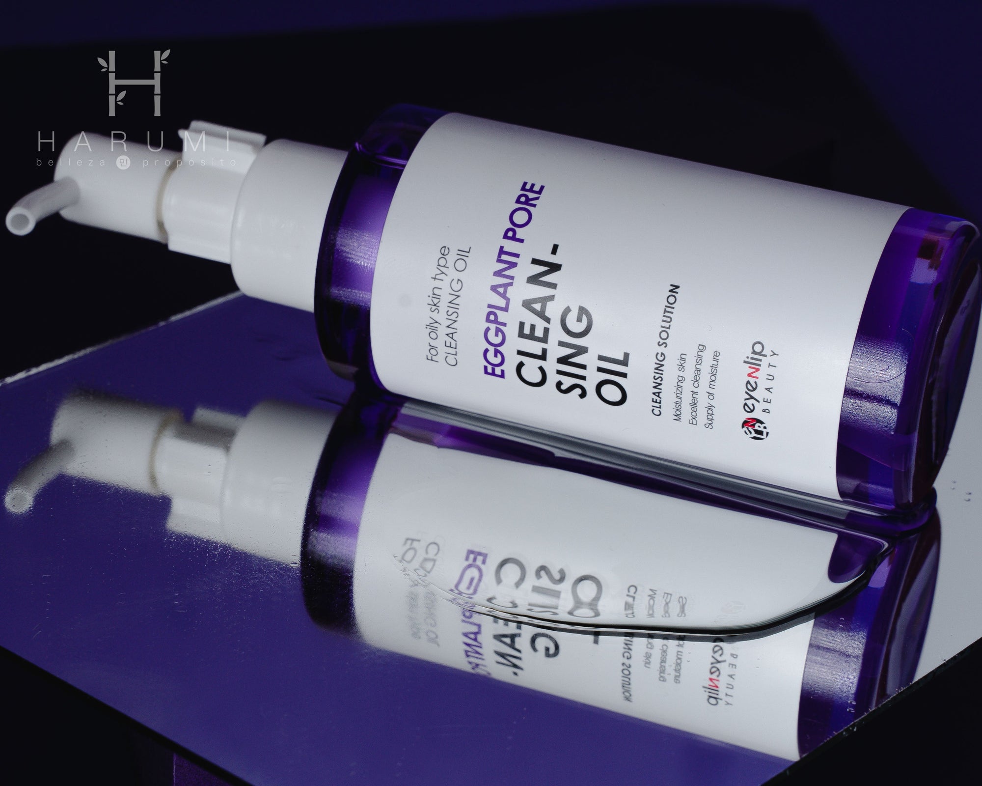 Eyenlip Eggplant Pore Cleansing Oil Skincare maquillaje productos de belleza coreanos en Colombia kbeauty
