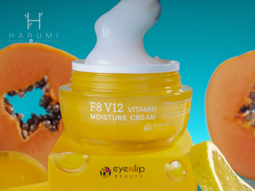 Eyenlip F8 V12 Vitamin Moisture Cream Skincare maquillaje productos de belleza coreanos en Colombia kbeauty
