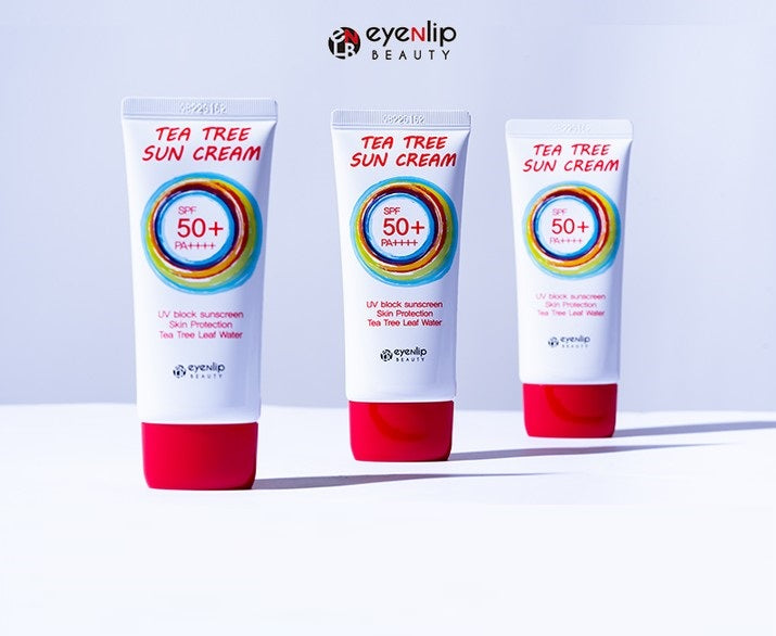 Fabyou Eyenlip Tea Tree Sun Cream Full Size skincare coreano colombia ikigai harumiProductos Coreanos Bogota Medellin Cali Skincare Maquillaje Belleza Ventas por Mayor