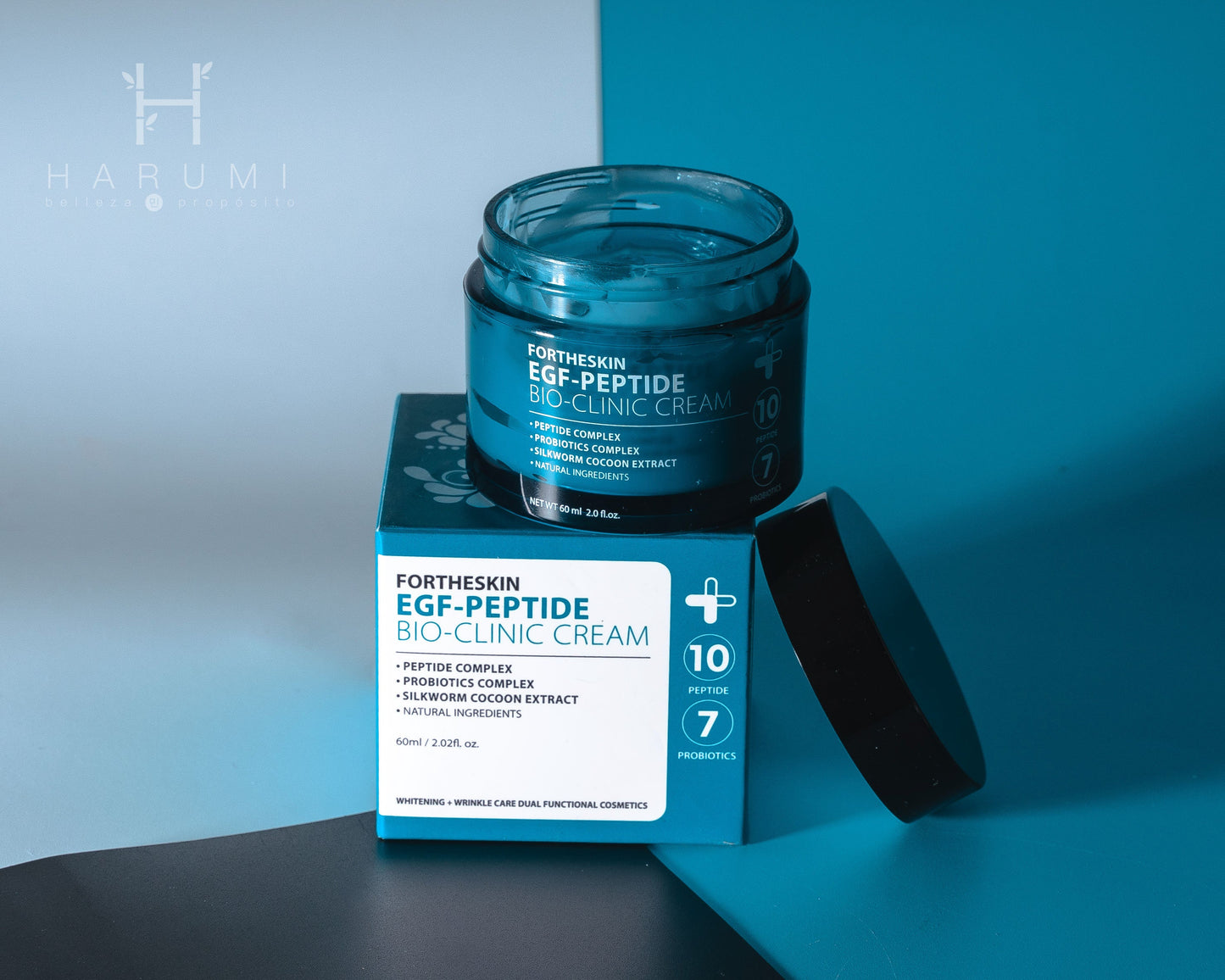 Fortheskin Egf Peptide Bio Clinic Cream Skincare maquillaje productos de belleza coreanos en Colombia kbeauty