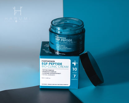 Fortheskin Egf Peptide Bio Clinic Cream Skincare maquillaje productos de belleza coreanos en Colombia kbeauty