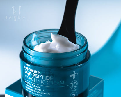 Fortheskin Egf Peptide Bio Clinic Cream Skincare maquillaje productos de belleza coreanos en Colombia kbeauty