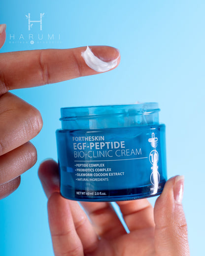 Fortheskin Egf Peptide Bio Clinic Cream Skincare maquillaje productos de belleza coreanos en Colombia kbeauty