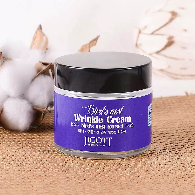 Jigott Bird's Nest Wrinkle Cream  skincare coreano colombia ikigai harumiProductos Coreanos Bogota Medellin Cali Skincare Maquillaje Belleza Ventas por Mayor